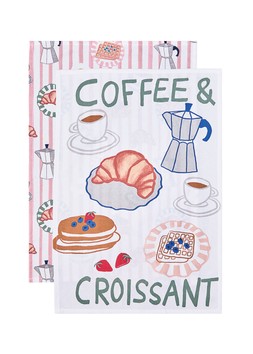 Matalan Breakfast Tea Towel Pack £2.50