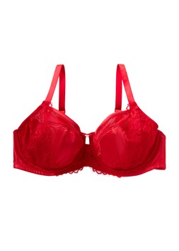 Matalan DD+ Red Satin Co Ord Non Padded Bra £14
