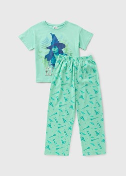 Matalan Girls Navy Wicked Elphaba Pyjama Set £15