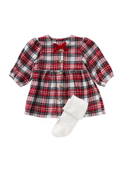 Matalan Kids Xmas Dress with Tights £14
