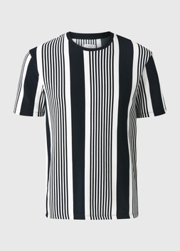 Matalan Navy Ribbed T Shirt £15
