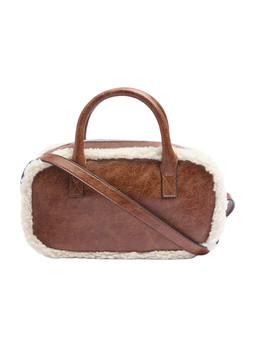 Matalan Shearling Bag Brown £16