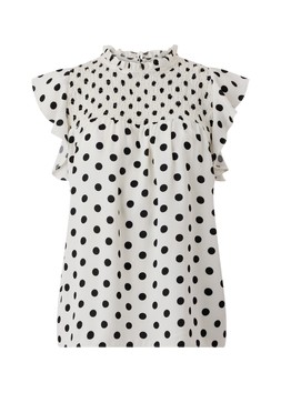Matalan Spotted Shirred Blouse £16