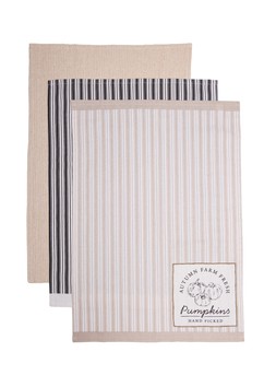 Matalan Stripe Tea Towel 3PK £5.50
