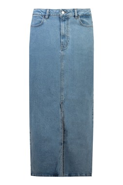 Blue Midwash Midaxi Skirt