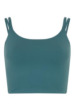 Green Supersoft Crop Top