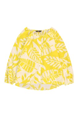 Lime Leaf Cotton Blouse