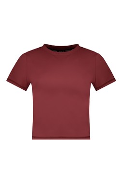Burgandy Everyday Fitted Tee