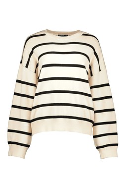 Neutral Stripe Co Ord Jumper