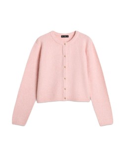 Pink Button Cardigan