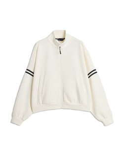 Cream Bobbie Side Stripe Sweat