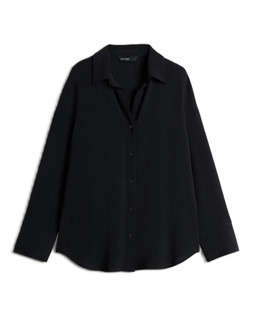 Black Jazz Button Through Shirt