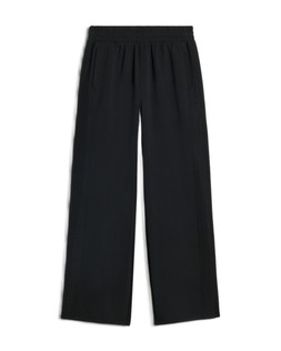 Black Atlanta Wide Leg Jogger