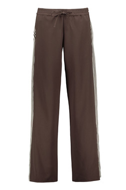Chocolate Side Stripe Trouser
