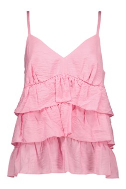 Pink Ruffle Cami