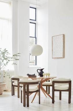 Quiet Luxury -  Dwell Delanna Drop Leaf dining table