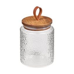 Hammered Glass Canister Small £5