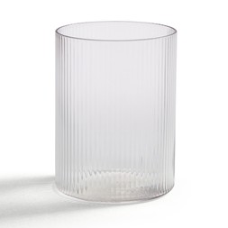 Ribbed Tumbler Glass​ £3.50
