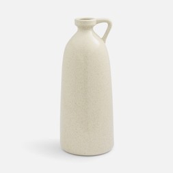 Tall Ivory Bottle Vase with Handle £50