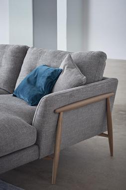 Furniture Village – ercol Bellaria Chaise Sofa, &pound;2205, Chic Fabric Scatter Cushion, &pound;35