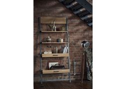 Furniture Village - Earth Ladder Shelving Unit, &pound;499, Spotlight Floor Lamp, &pound;449