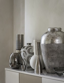 Furniture Village Monochrome Brushed Vase