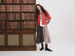 Barbour Mackworth Casual Jacket RRP £279.00, Barbour Dalbury Shirt RRP £109.00, Barbour Dalbury Midi Skirt RRP £119.00 Available at Barbour.com