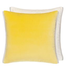 VARESE ALCHEMILLA & PARCHMENT VELVET CUSHION CCDG1240