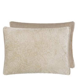 CARTOUCHE LINEN VELVET CUSHION CCDG1565