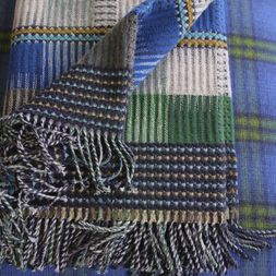 TASARA COBALT THROW BLDG0268