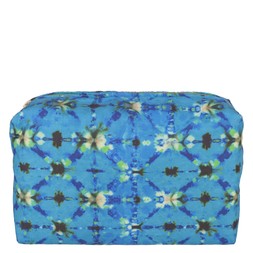 SHIBORI COBALT LARGE WASHBAG