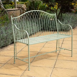 Hampton Bench Sage Green