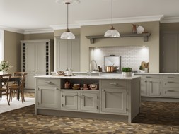 National Trust Leconfield Kitchen in Clay Main Shot- Kitchens start at £9,500