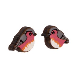 Robin Valley Hand Painted Robin Earrings £12