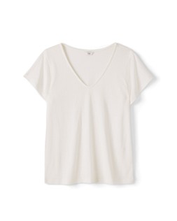 Sea Glass Short Sleeve V Neck T Shirt Cloud £22.00