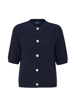 Short Sleeve Cardigan Navy £36