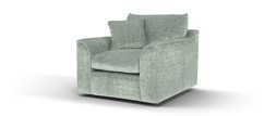 Georgio Chair Extra Flex in Luxe Chenille Light Sage Mix, £799