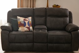 Lansdowne Electric 2 Seater Sofa with Charging Console, Bluetooth Speaker and Head Tilt - RRP €3499 NOW €1999