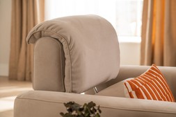 Savoy Cream Fabric Armchair Electric Recliner with Bluetooth Speakers - RRP €2249 NOW €1299
