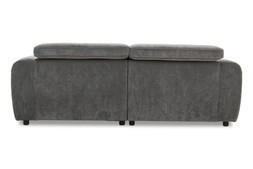 Serene Grey Fabric 2.5 Seater with Electric Sliding Chaise - RRP €3699 NOW €1999.