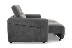 Serene Grey Fabric 2.5 Seater with Electric Sliding Chaise - RRP €3699 NOW €1999.