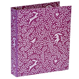 Ring Binder Dancing Hare Violet