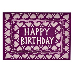 Card Happy Birthday Hearts