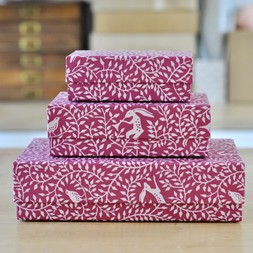 A Nest of Three Simple Boxes in Dancing Hare Berry