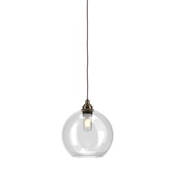 Clear glass Hereford shade bathroom pendant light
