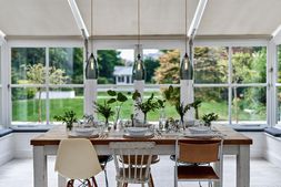 Smoked Upton pendant lights