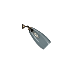 SMOKED GLASS UPTON ADJUSTABLE SPOTLIGHT
