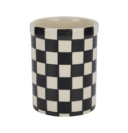 TK Maxx - black & white checkered pot €10.99