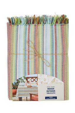 TK Maxx - MULTI STRIPE TABLECLOTH &euro;16.99