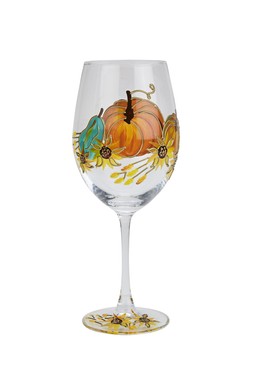 TK Maxx - Pumpkin Wine Glass - €7.99